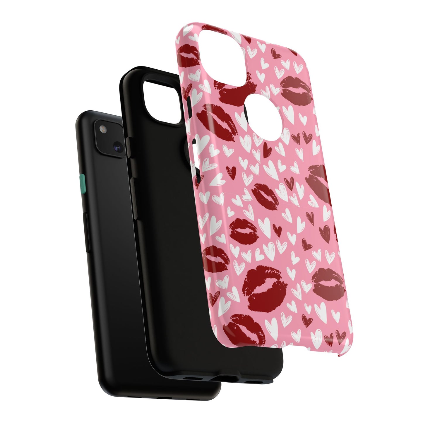 Kiss & Love Phone Case - Tough Cases for Romance Lovers
