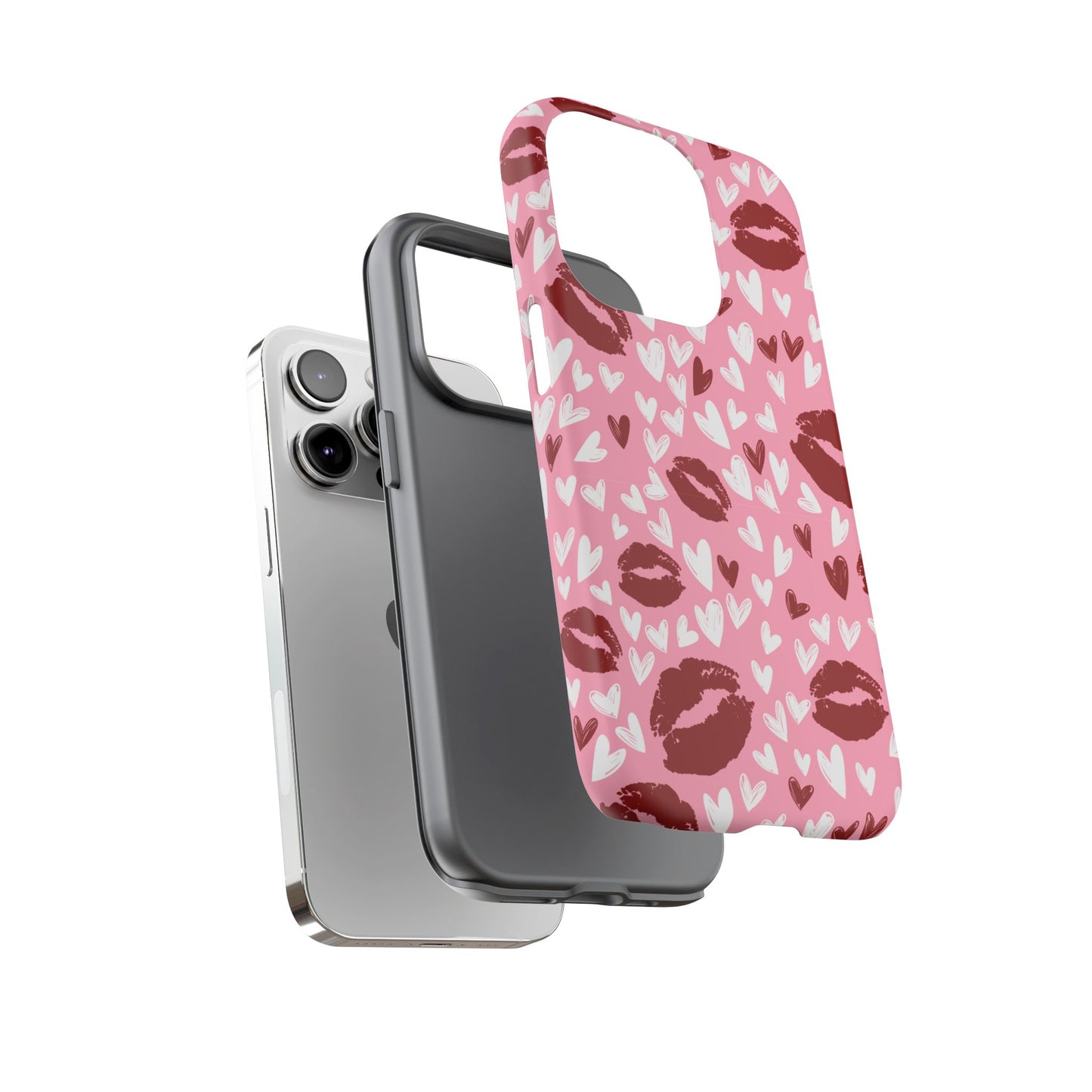 Kiss & Love Phone Case - Tough Cases for Romance Lovers