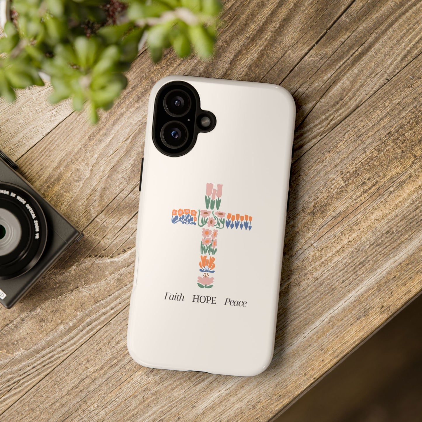 Faith, Hope, Peace Phone Case - Tough Cases for Spiritual Inspiration