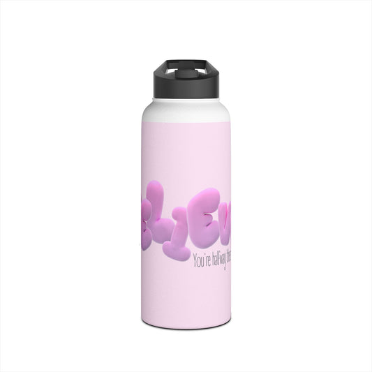 Inspirational Stainless Steel Water Bottle - Believe in Yourself
