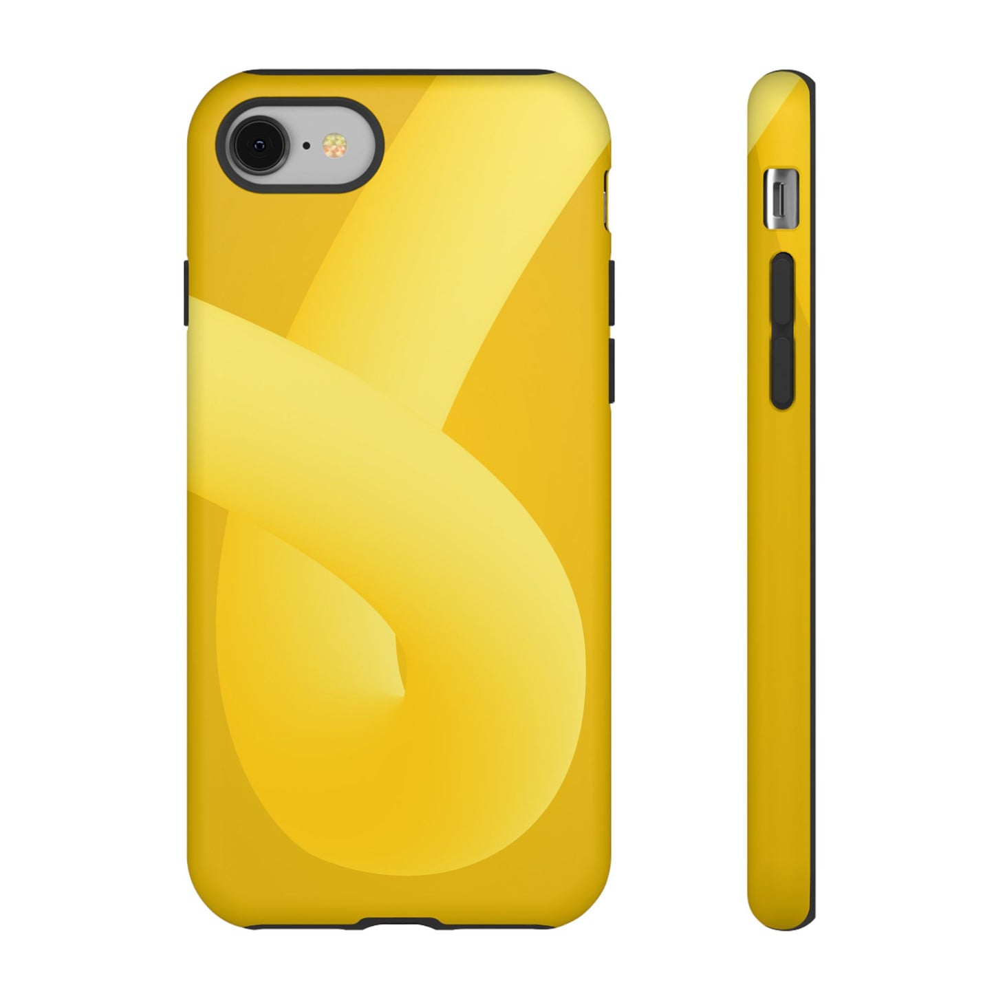 Stylish Tough Phone Case - Modern Yellow Design for Ultimate Protection