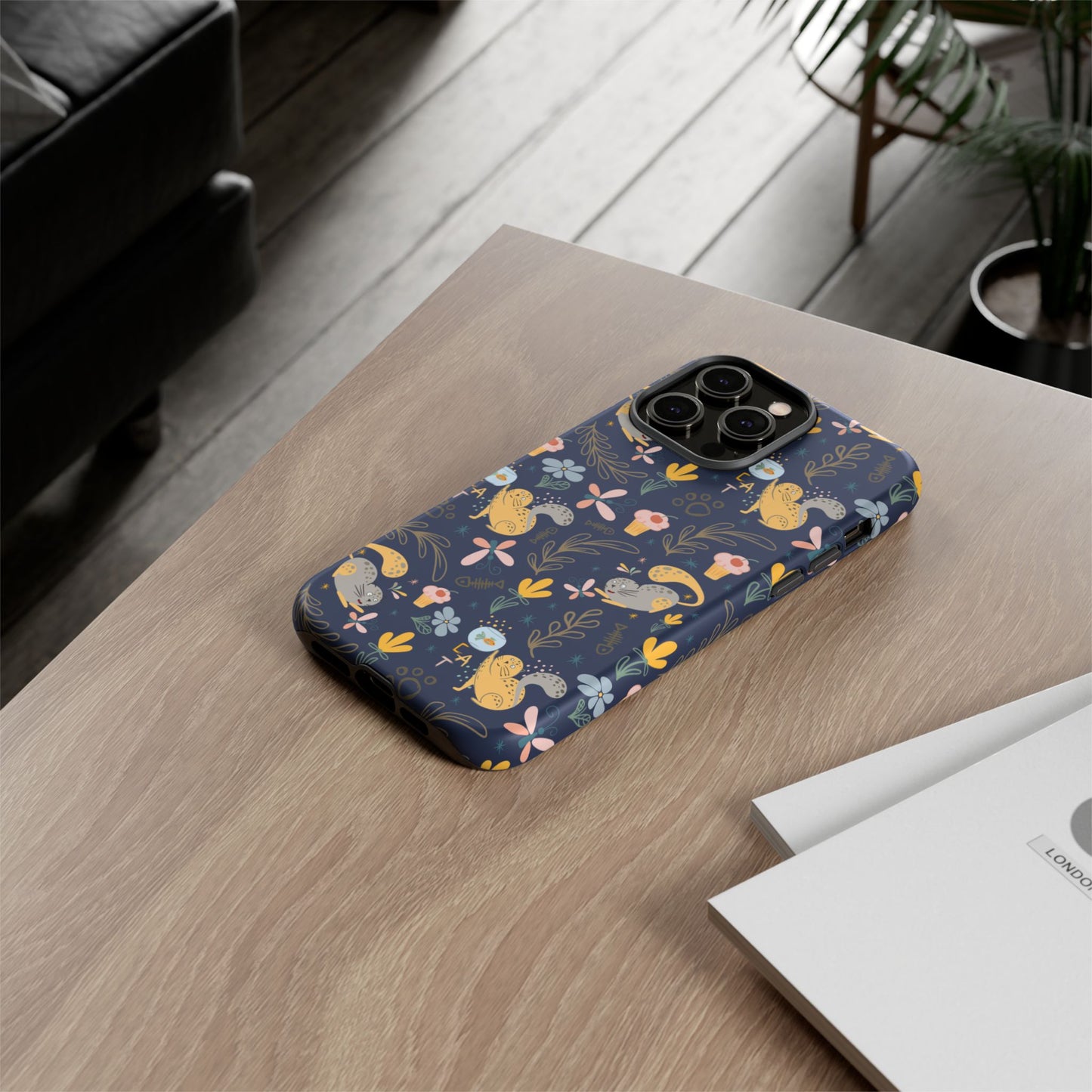 Cat-Themed Tough Phone Case - Tough Case For Stylish Protection