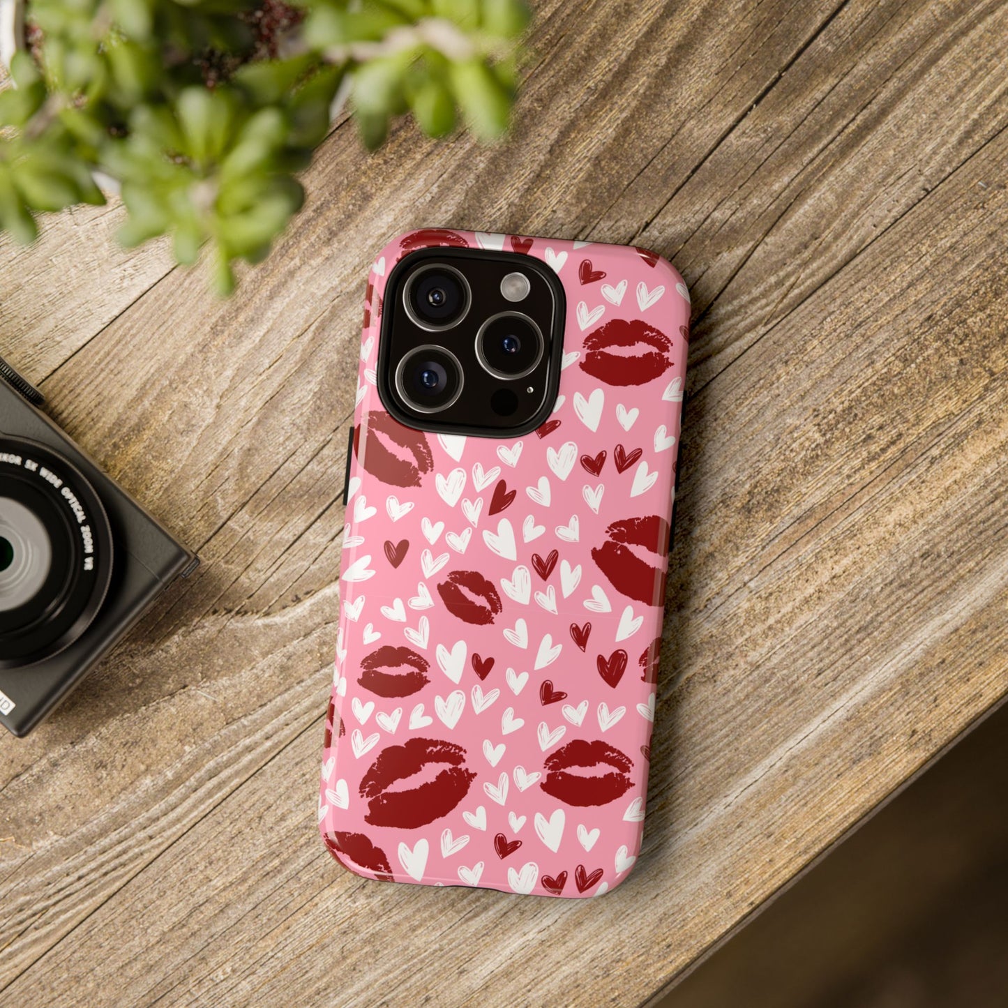 Kiss & Love Phone Case - Tough Cases for Romance Lovers