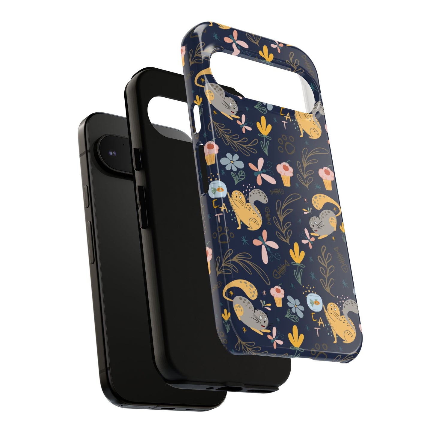 Cat-Themed Tough Phone Case - Tough Case For Stylish Protection