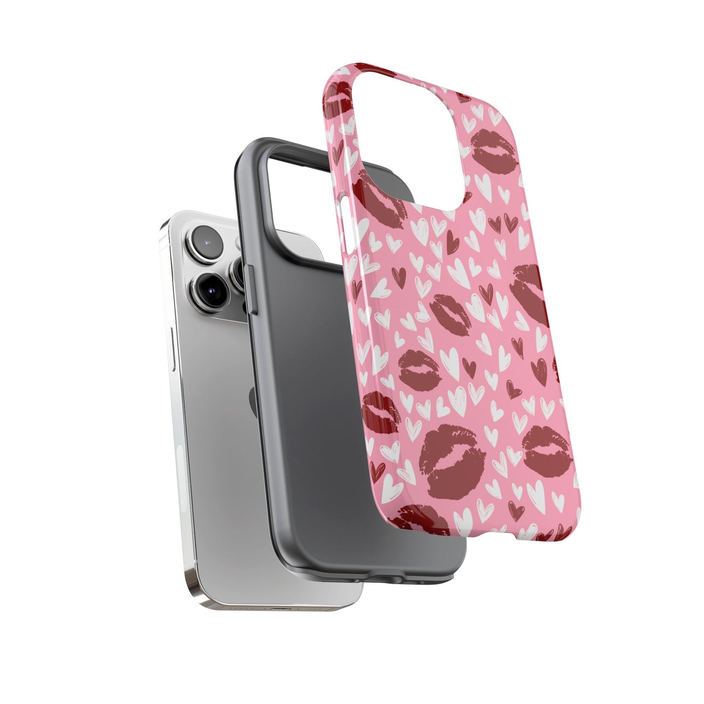 Kiss & Love Phone Case - Tough Cases for Romance Lovers
