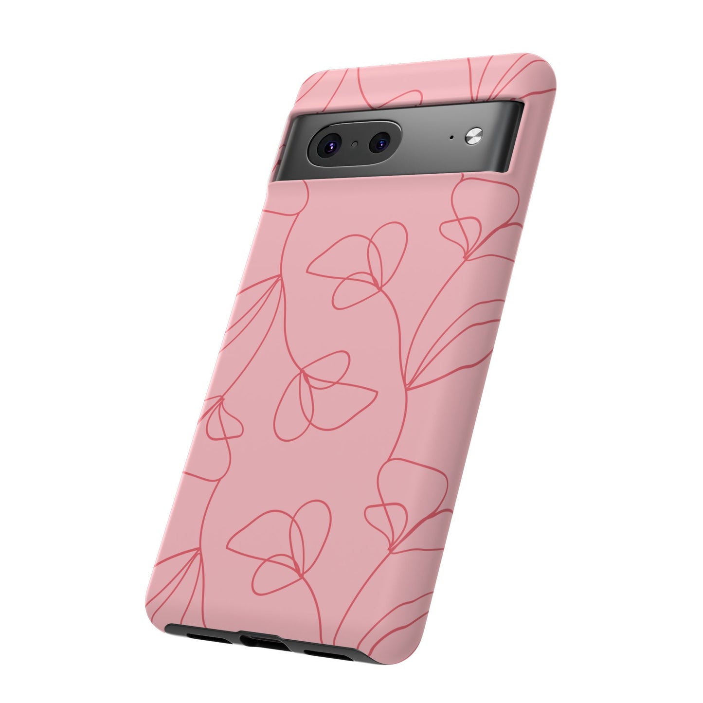 Tough Cases: Elegant Floral Phone Case - Durable Protection with Stylish Design
