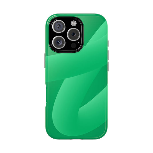 Stylish Tough Phone Case - Modern Green Design for Ultimate Protection