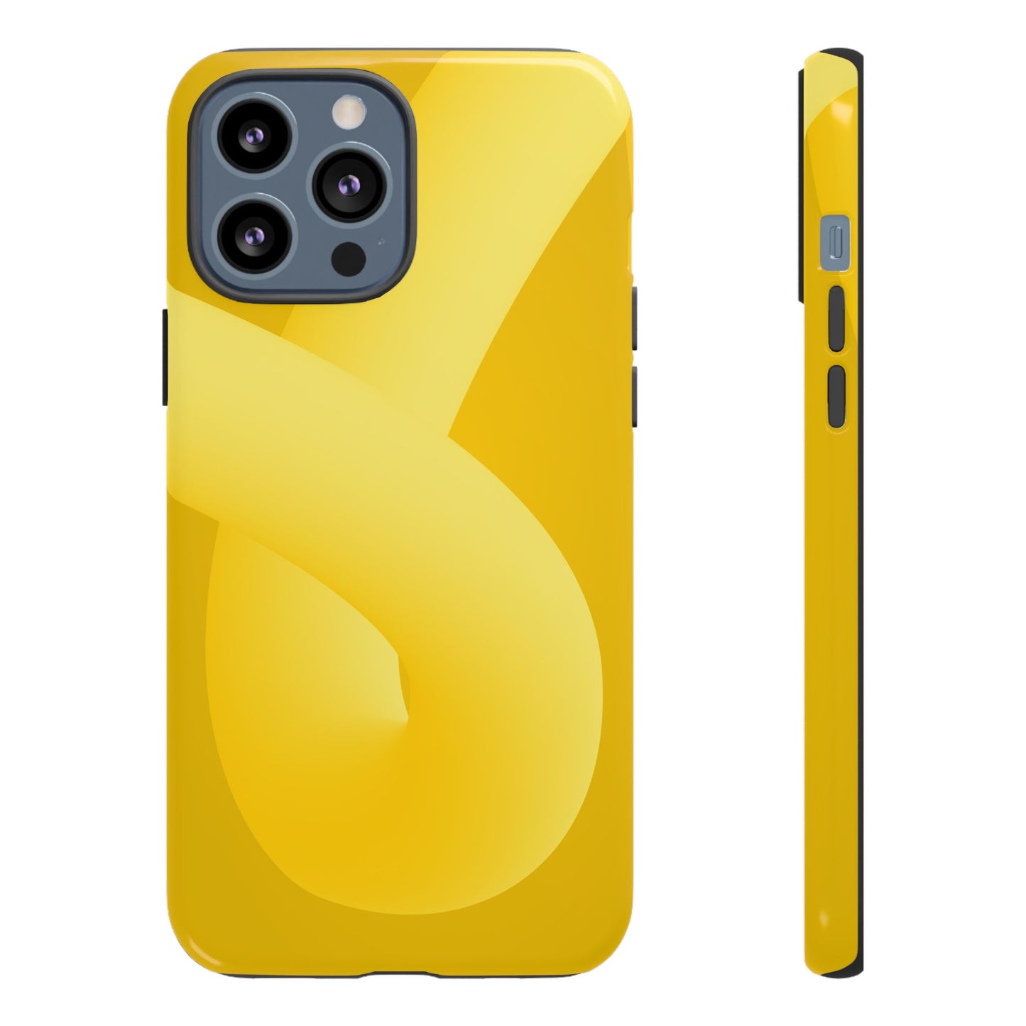 Stylish Tough Phone Case - Modern Yellow Design for Ultimate Protection