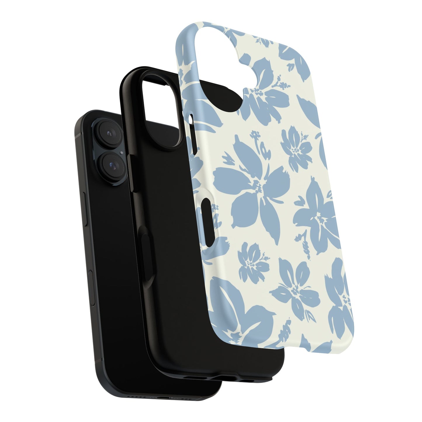 Floral Tough Phone Case  - Stylish and Durable Protective Cover