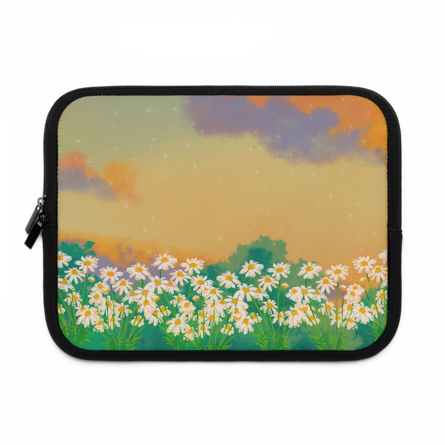 Daisy Fields Laptop Sleeve - Floral Design for Nature Lovers