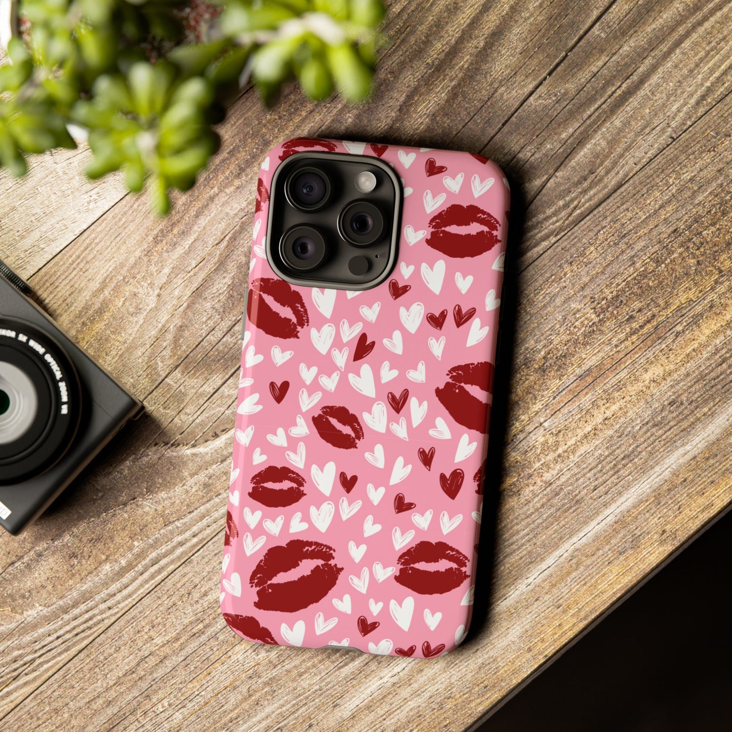 Kiss & Love Phone Case - Tough Cases for Romance Lovers