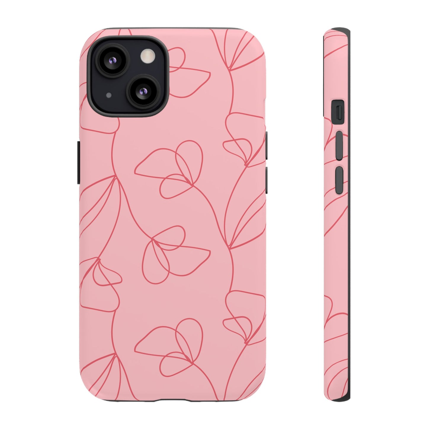Tough Cases: Elegant Floral Phone Case - Durable Protection with Stylish Design