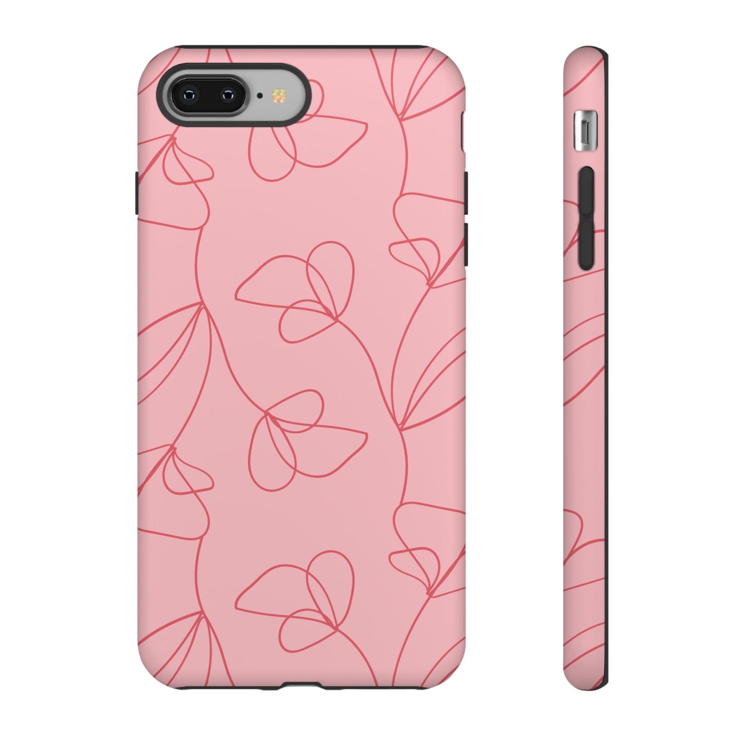 Tough Cases: Elegant Floral Phone Case - Durable Protection with Stylish Design