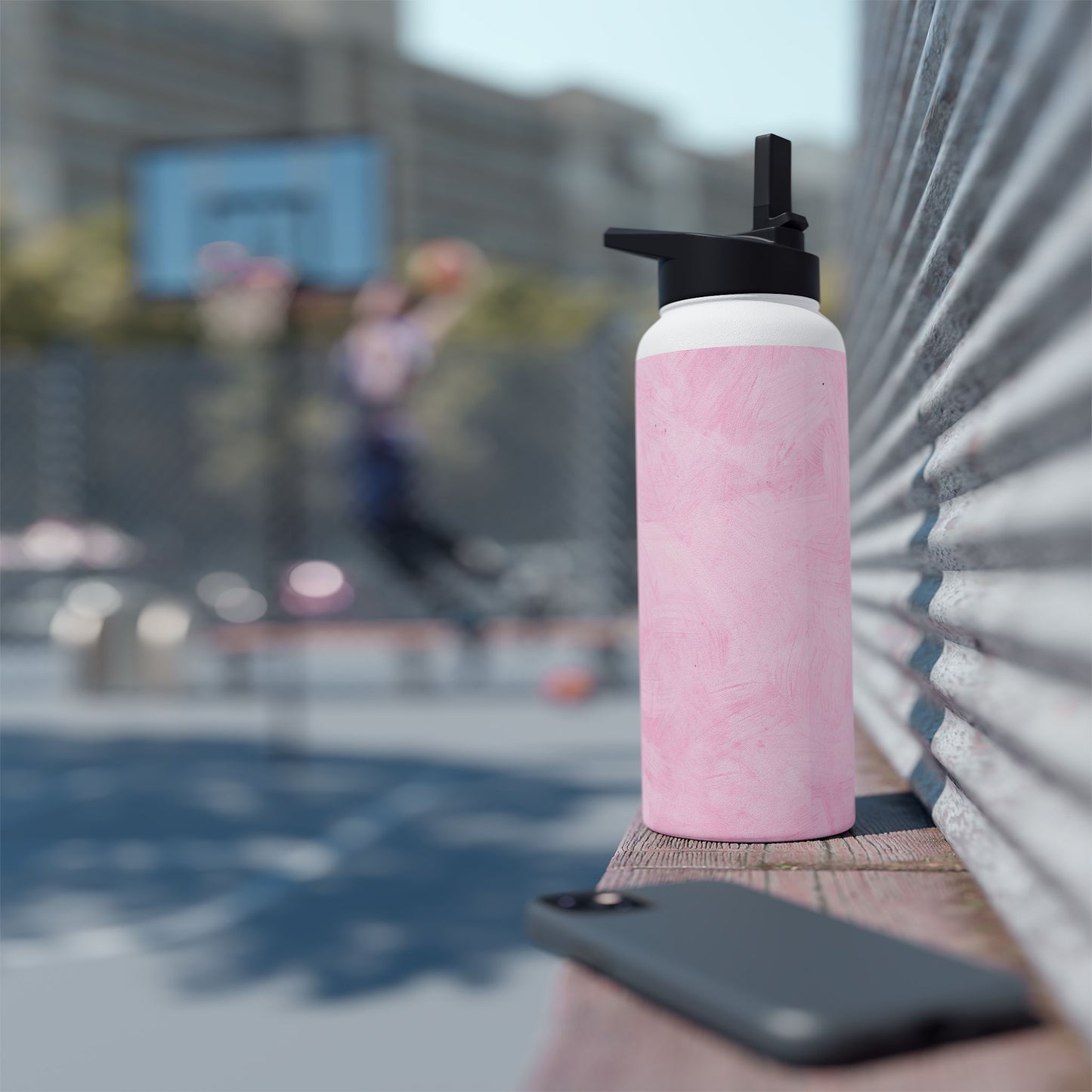 Stylish Pink Stainless Steel Water Bottle - Eco-Friendly Hydration
