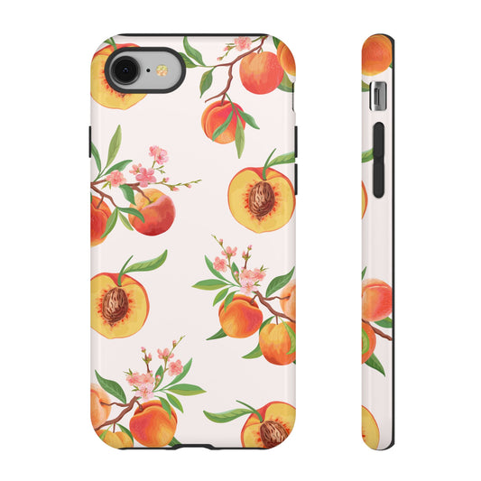 Peach Blossom Tough Case - Stylish Phone Protection for Spring Lovers
