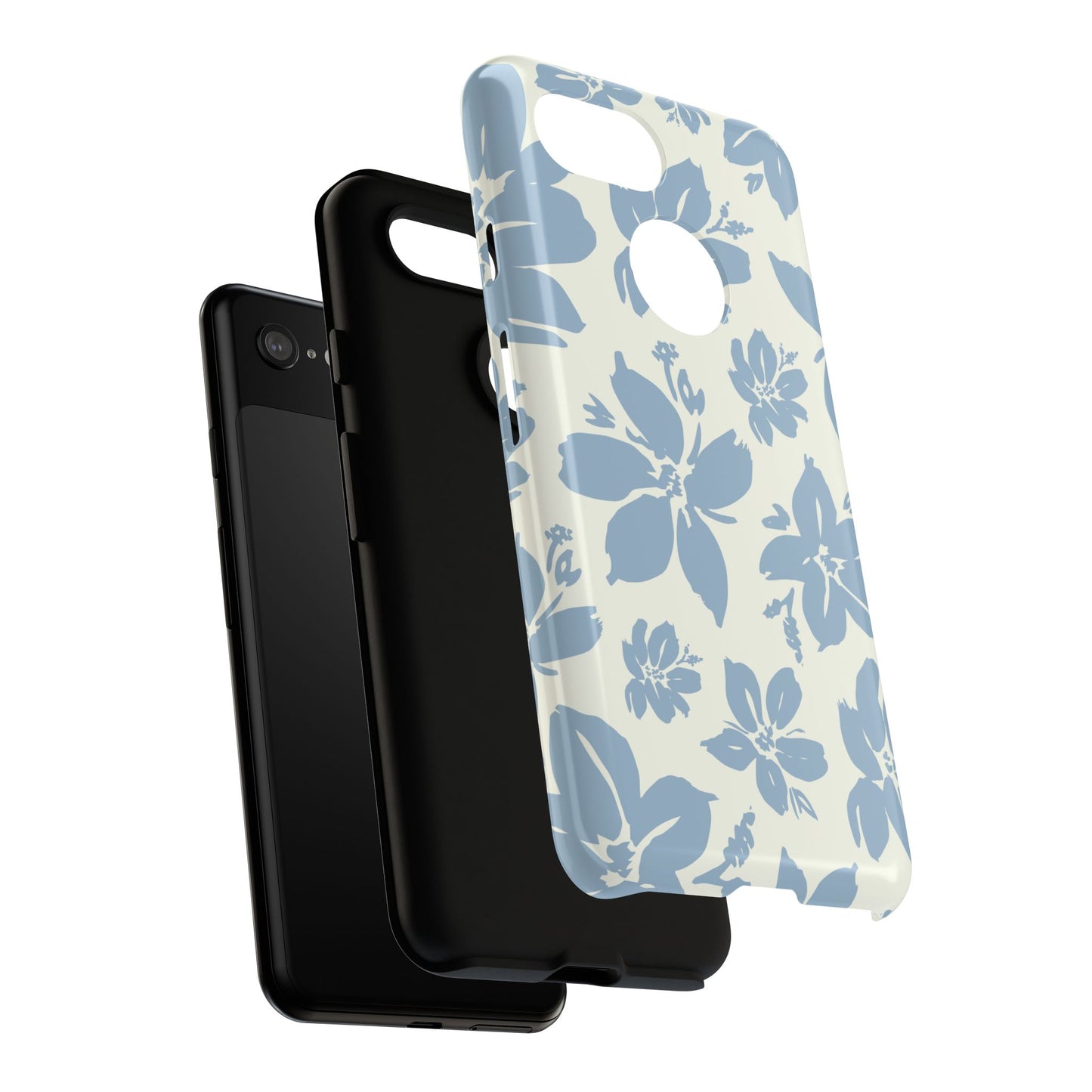 Floral Tough Phone Case  - Stylish and Durable Protective Cover