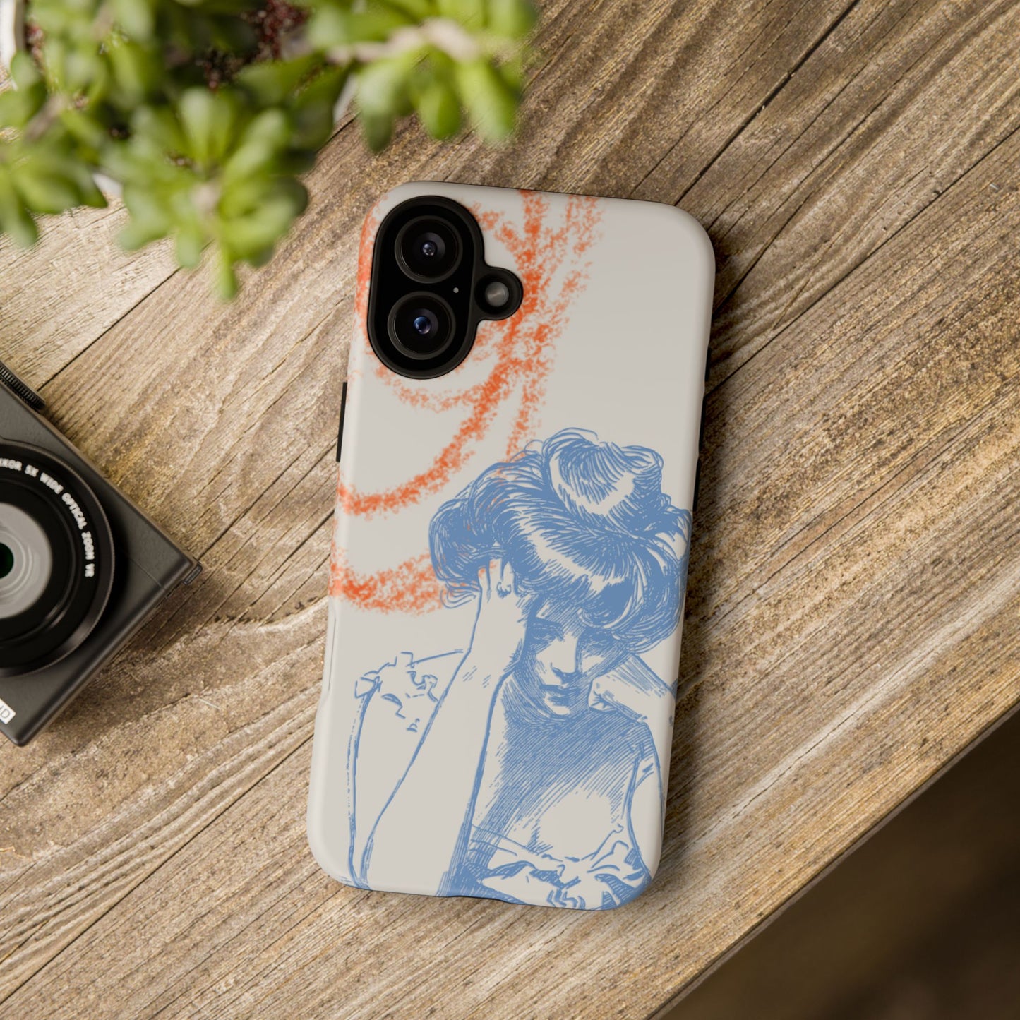 Artistic Phone Case with Stress Relief Design