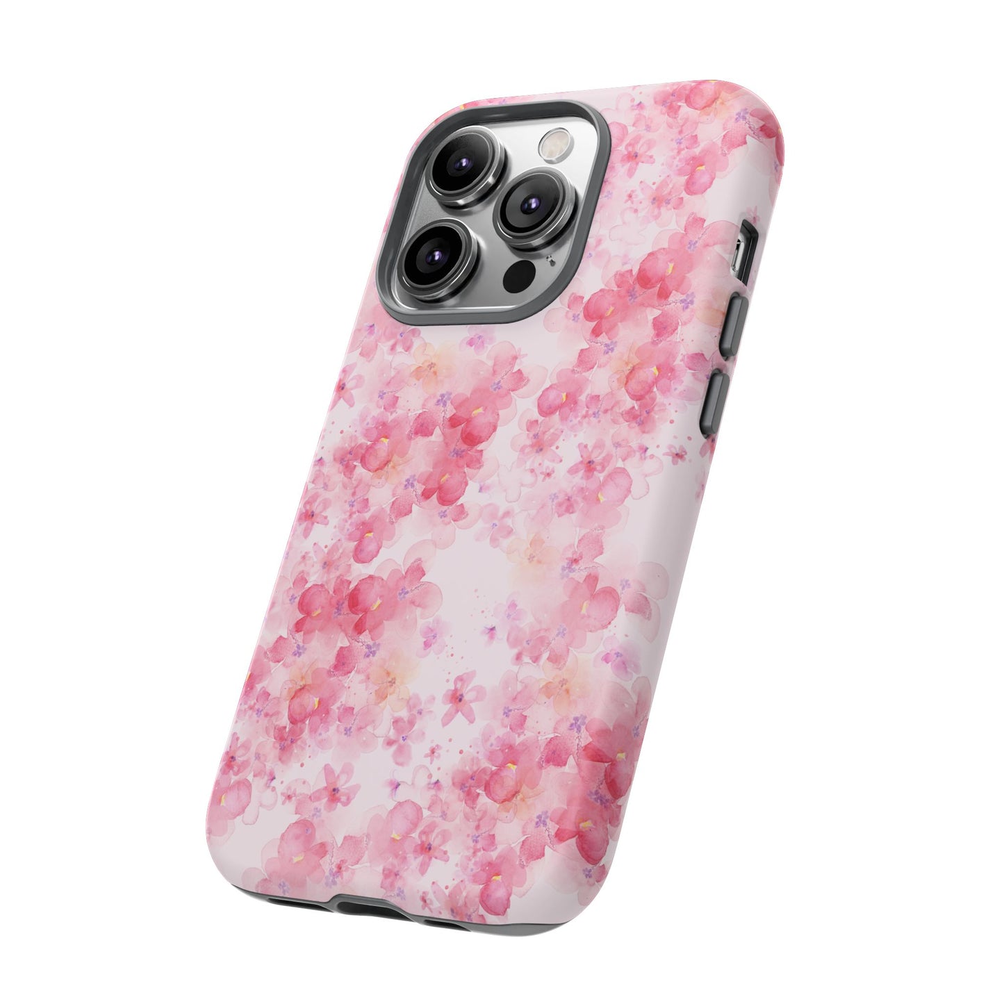 Floral Phone Case - Tough Cases with Pink Blossom Design