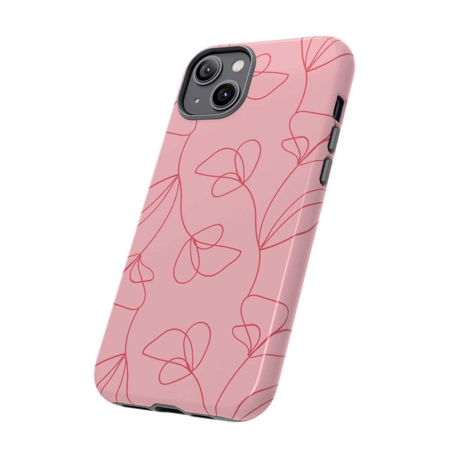 Tough Cases: Elegant Floral Phone Case - Durable Protection with Stylish Design