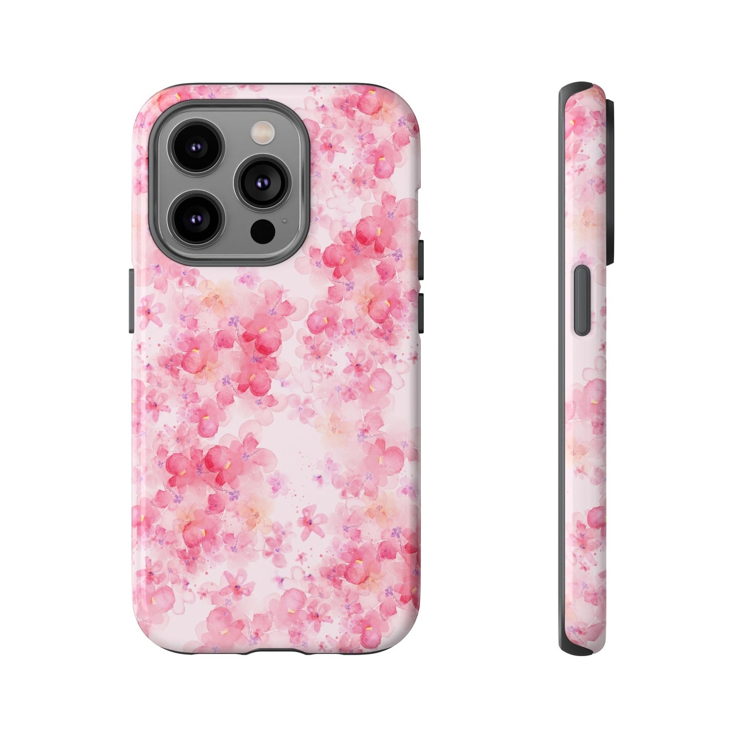 Floral Phone Case - Tough Cases with Pink Blossom Design