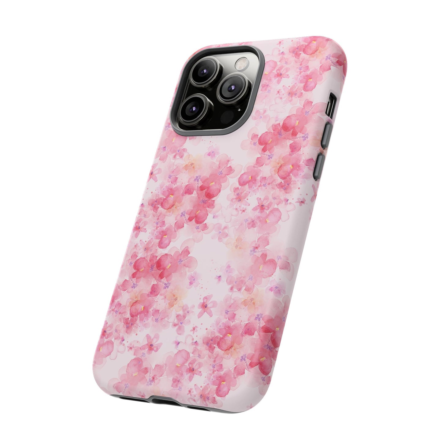 Floral Phone Case - Tough Cases with Pink Blossom Design