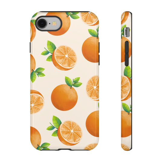 Citrus Print Phone Case - Stylish Tough Cases for Fruit Lovers