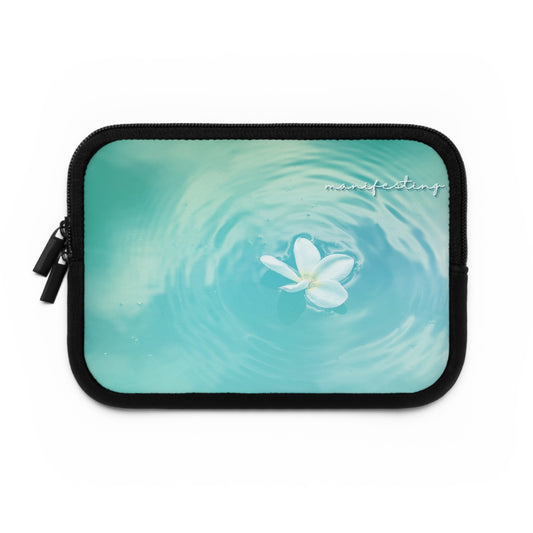 Manifesting Floral Laptop Sleeve – Stylish and Protective Tech Accessory