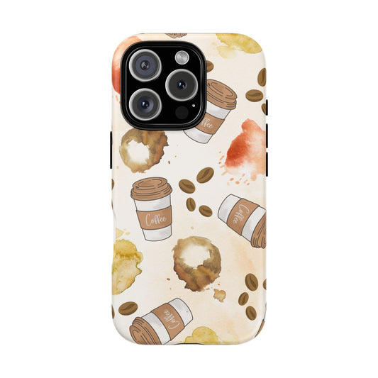 Coffee Lovers Phone Case - Tough and Stylish Cell Cover with Artistic Coffee Design
