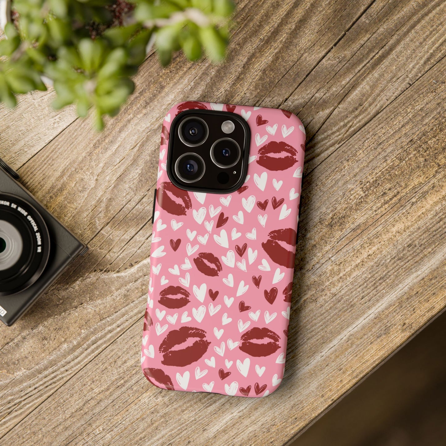 Kiss & Love Phone Case - Tough Cases for Romance Lovers