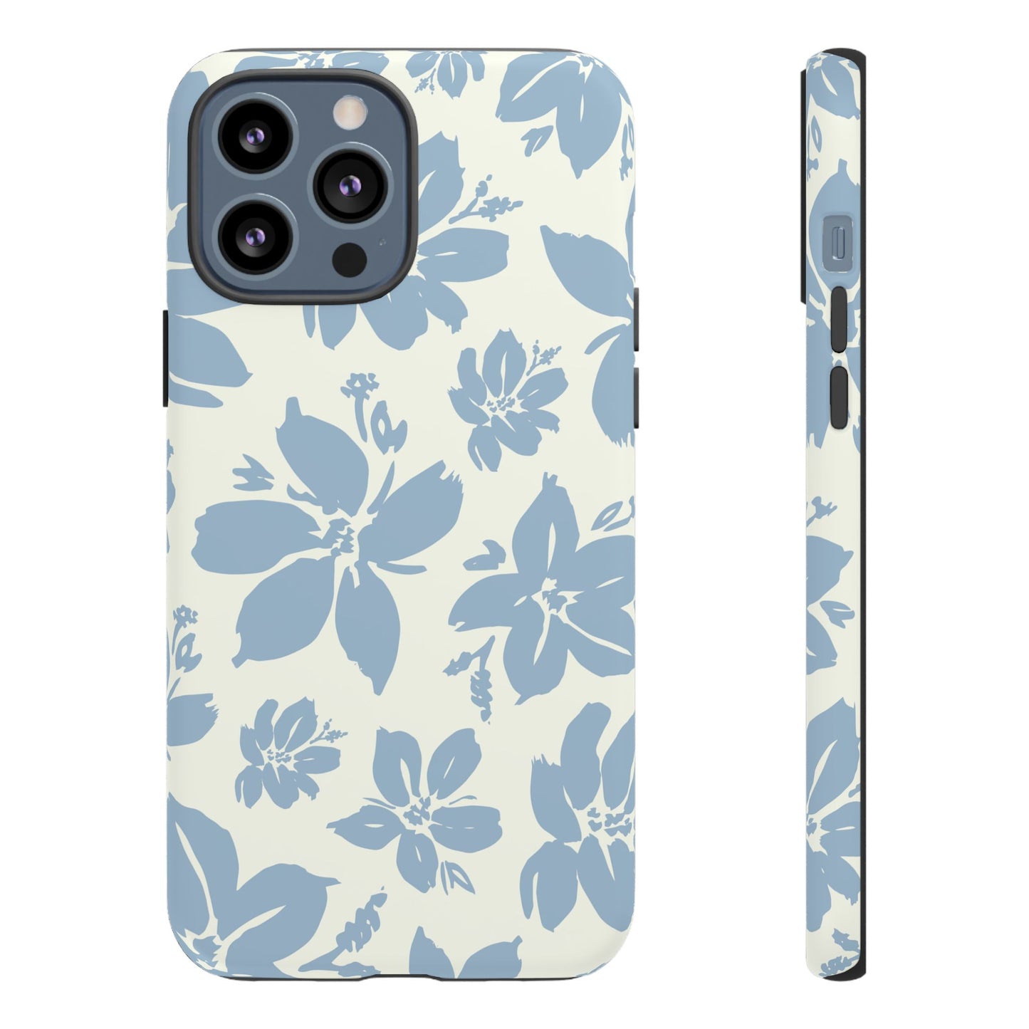 Floral Tough Phone Case  - Stylish and Durable Protective Cover
