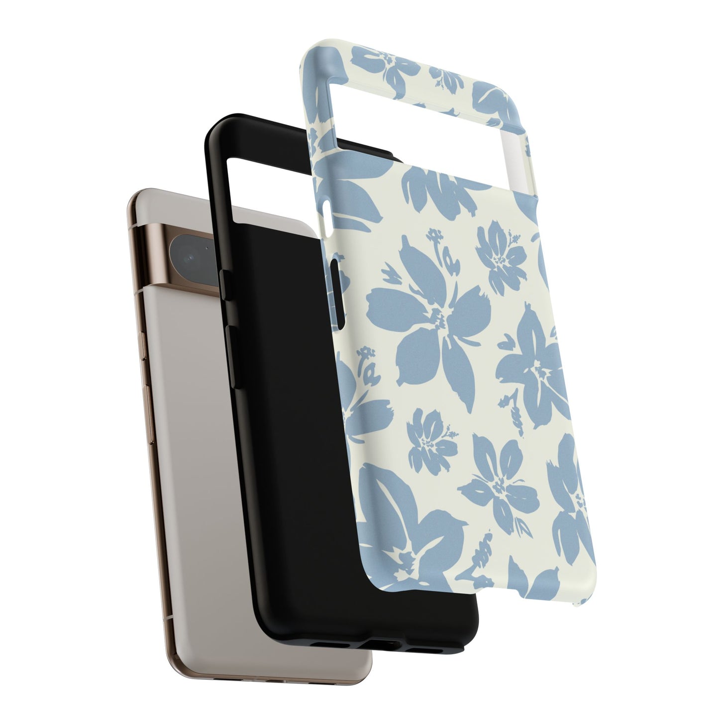 Floral Tough Phone Case  - Stylish and Durable Protective Cover