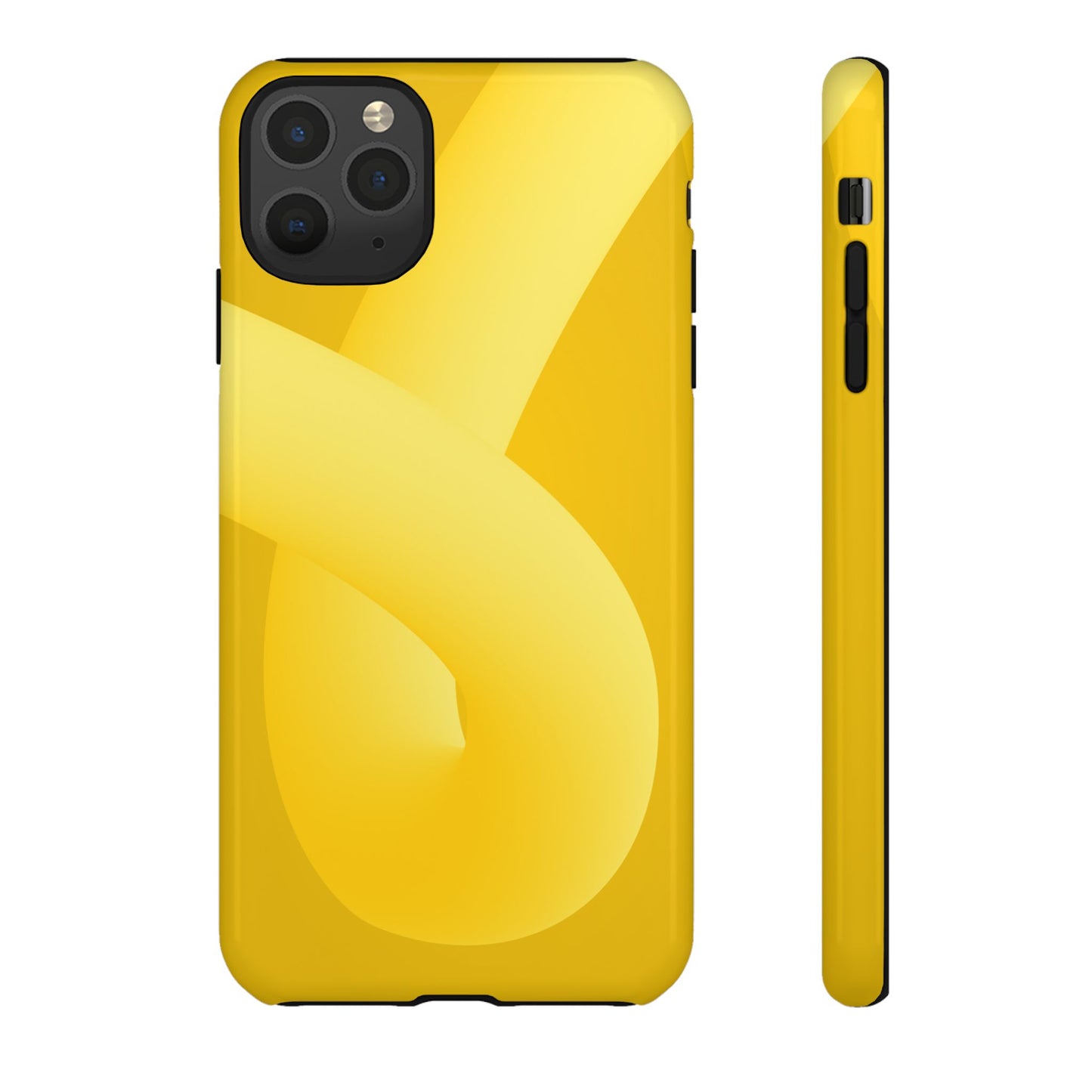 Stylish Tough Phone Case - Modern Yellow Design for Ultimate Protection