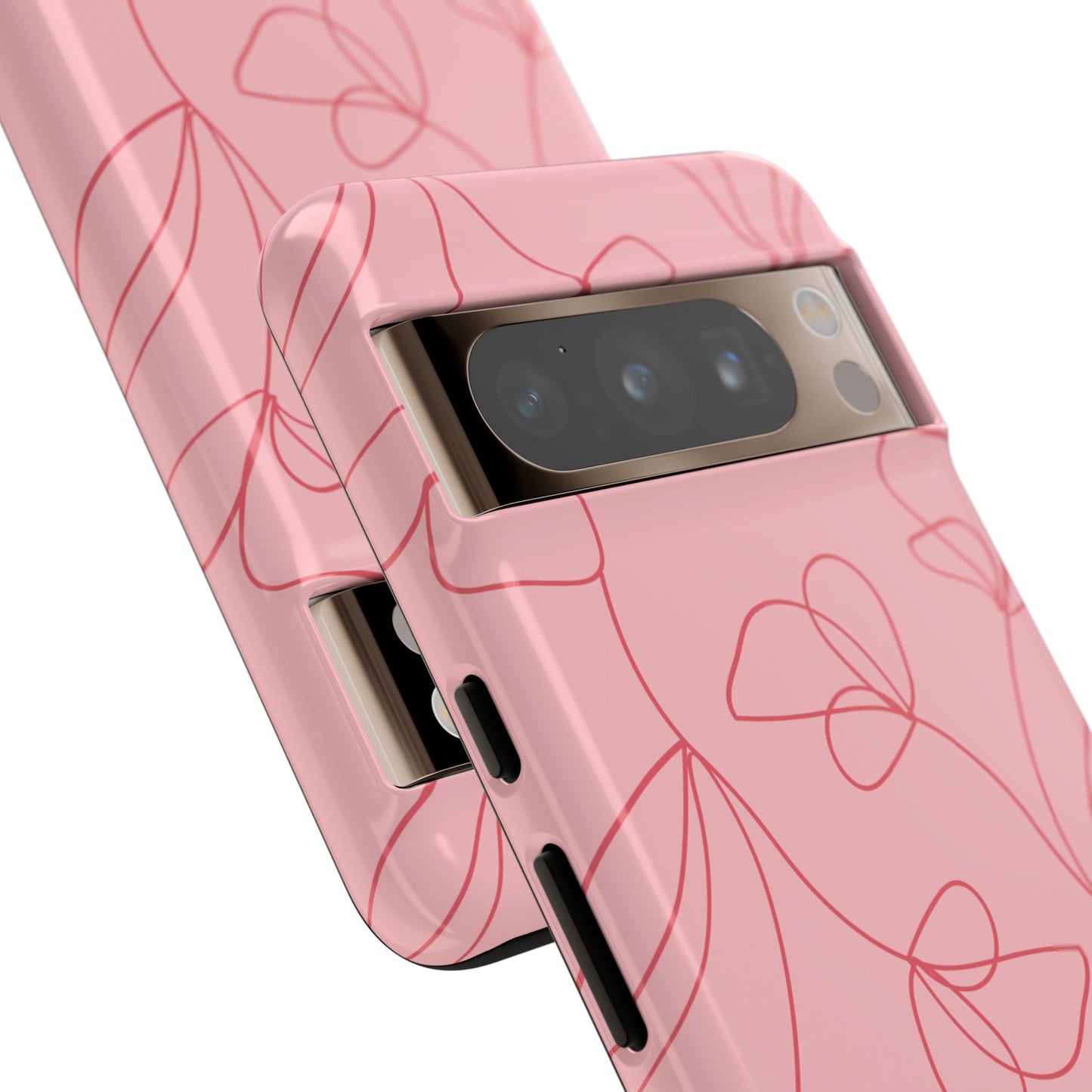 Tough Cases: Elegant Floral Phone Case - Durable Protection with Stylish Design
