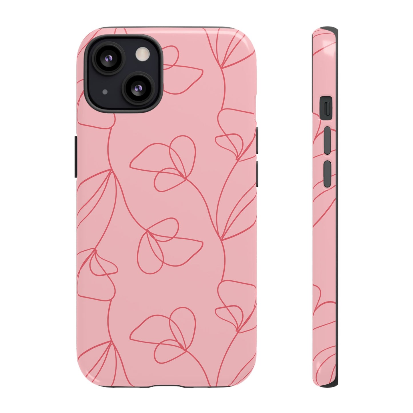 Tough Cases: Elegant Floral Phone Case - Durable Protection with Stylish Design