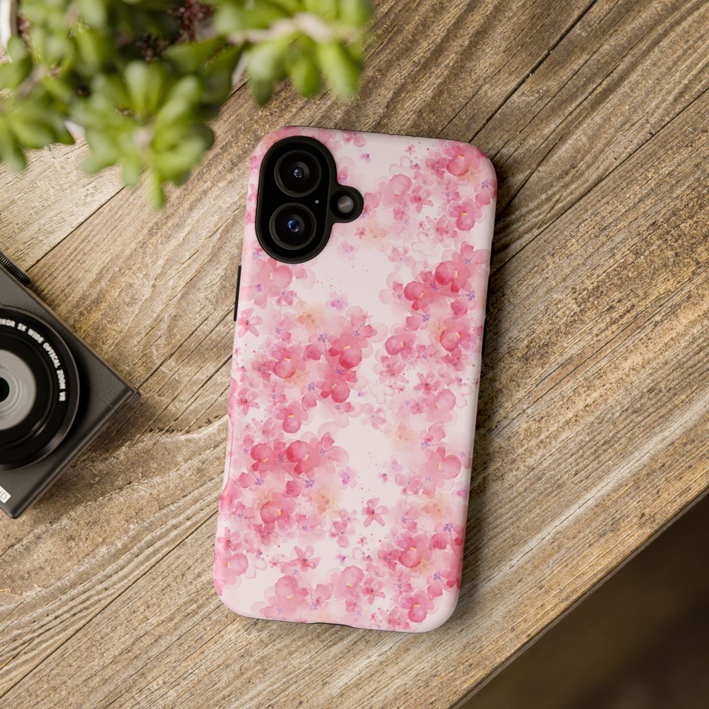 Floral Phone Case - Tough Cases with Pink Blossom Design