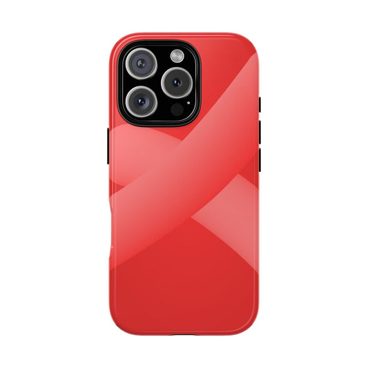 Stylish Tough Phone Case - Modern Red Design for Ultimate Protection