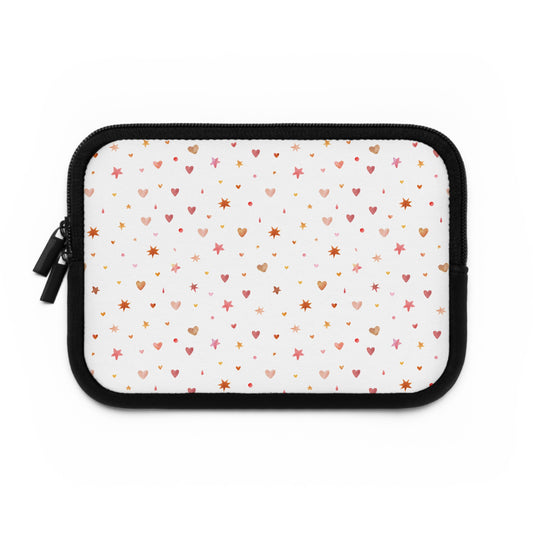 Whimsical Hearts Laptop Sleeve - Stylish Laptop Case for Sweethearts and Students