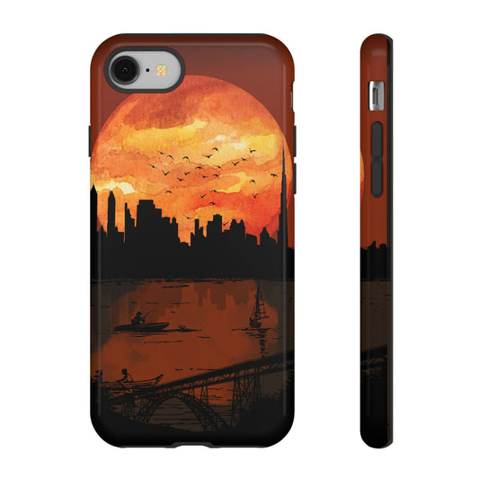 Sunset Cityscape Phone Case - Tough Case For Stylish Protection