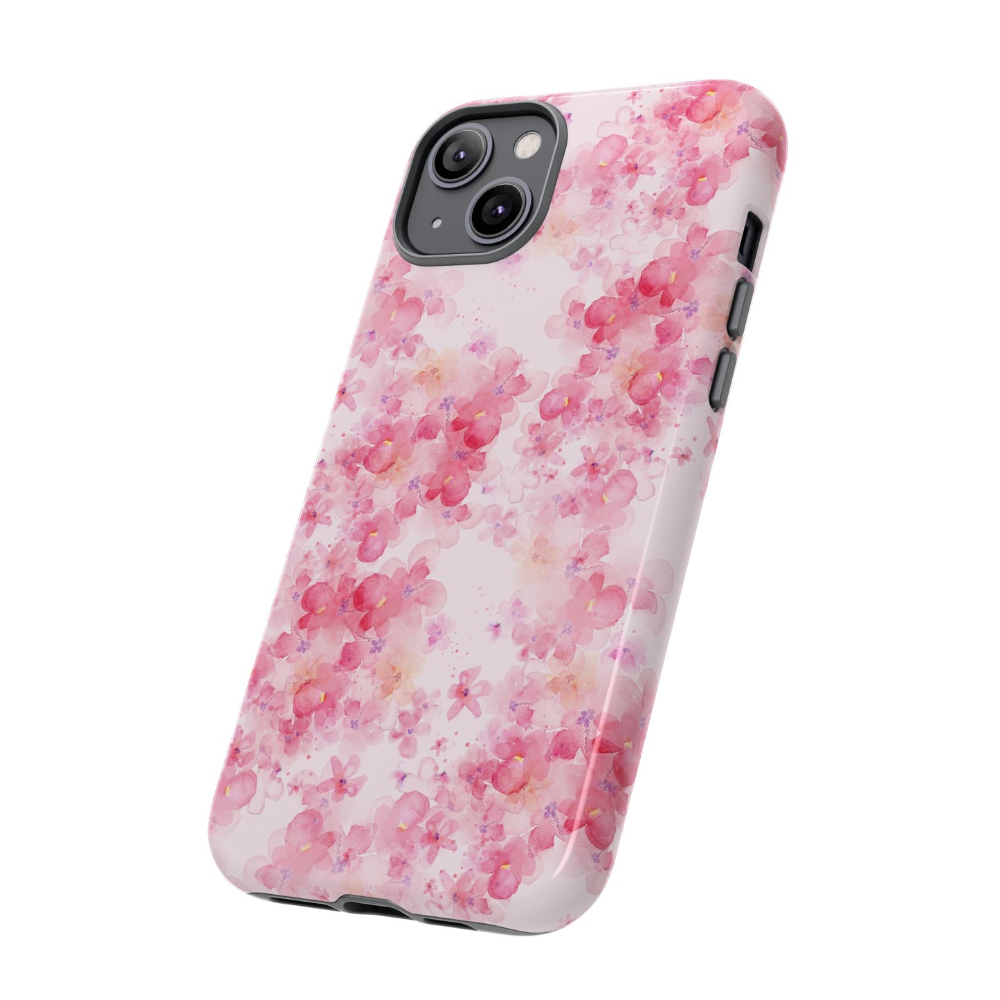 Floral Phone Case - Tough Cases with Pink Blossom Design