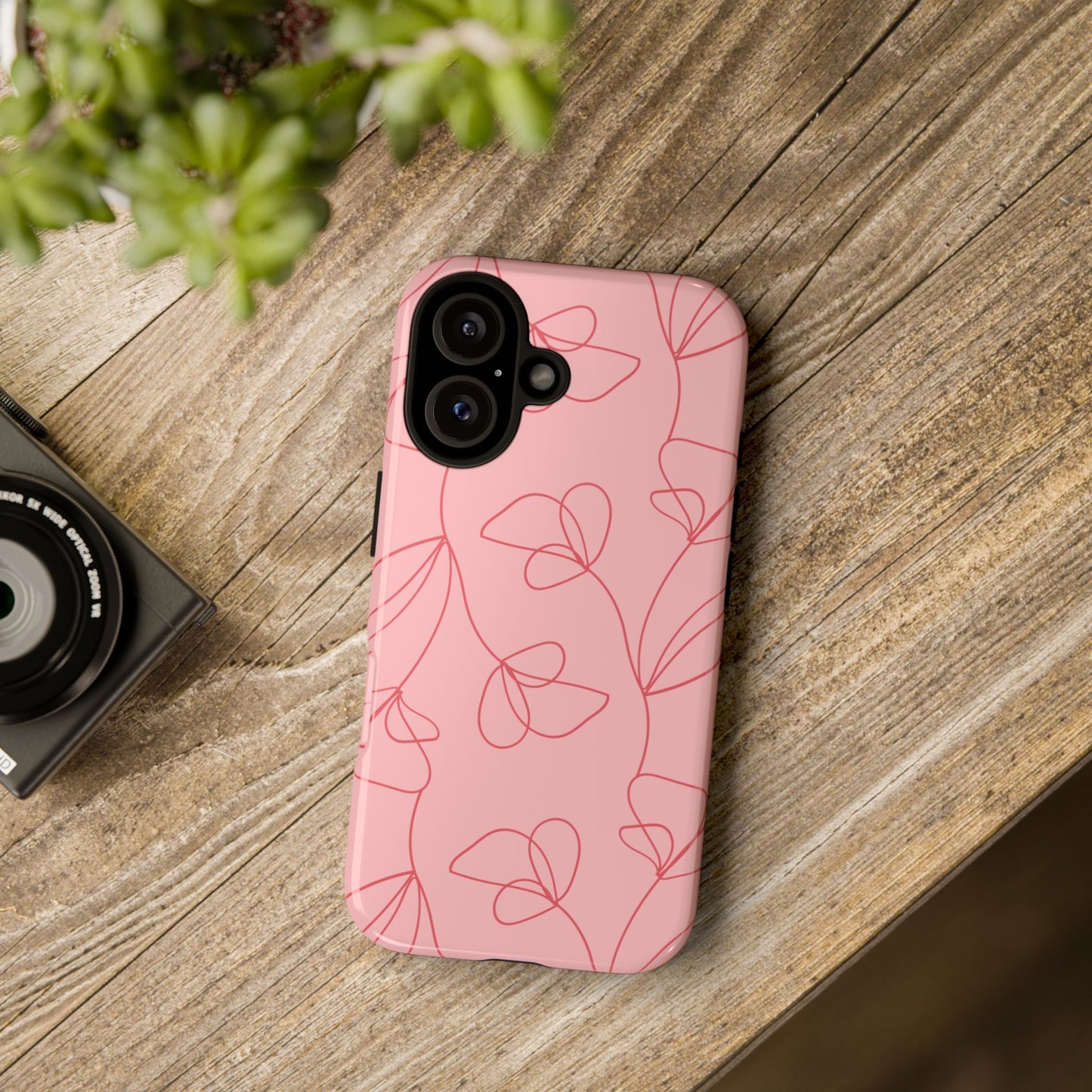 Tough Cases: Elegant Floral Phone Case - Durable Protection with Stylish Design