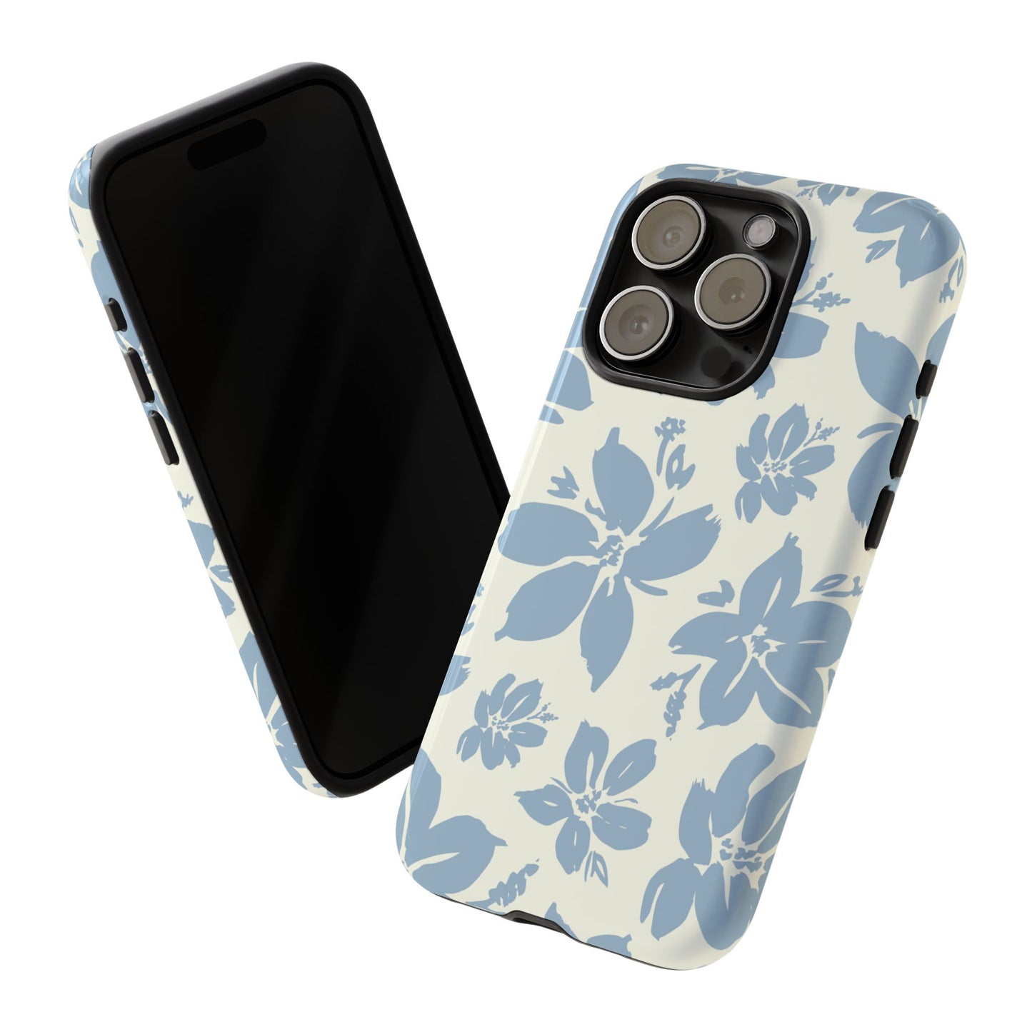Floral Tough Phone Case  - Stylish and Durable Protective Cover