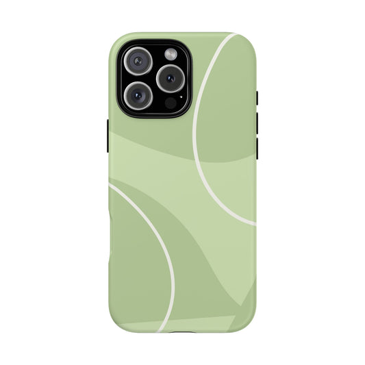 Green Wave Design for Sports Lovers - Stylish Tough Phone Case –