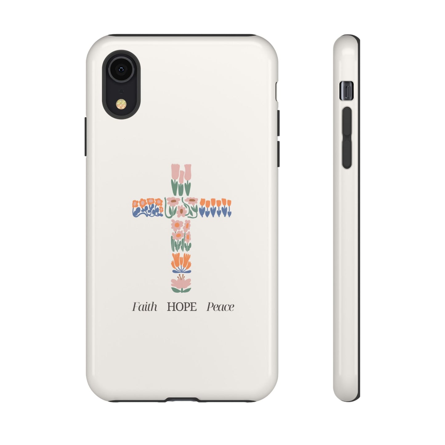 Faith, Hope, Peace Phone Case - Tough Cases for Spiritual Inspiration