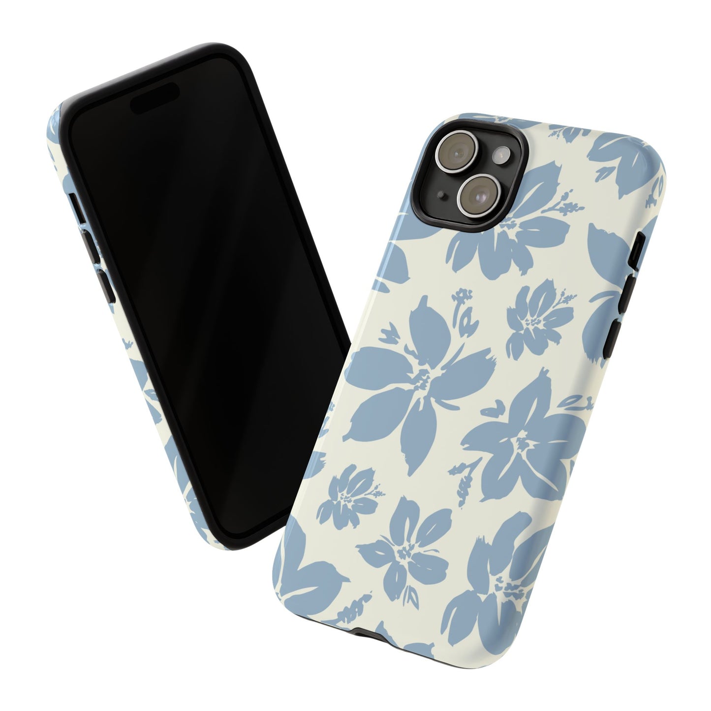 Floral Tough Phone Case  - Stylish and Durable Protective Cover
