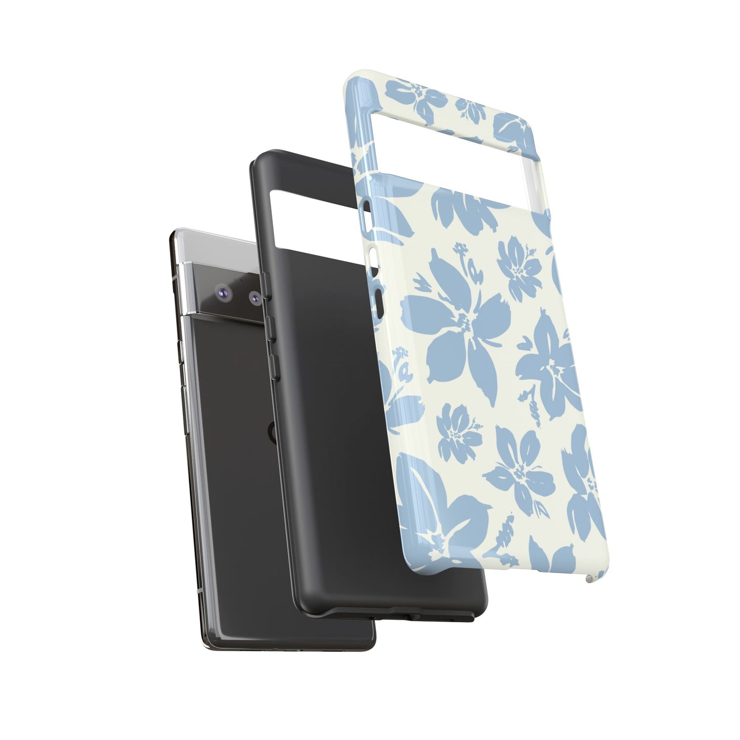 Floral Tough Phone Case  - Stylish and Durable Protective Cover