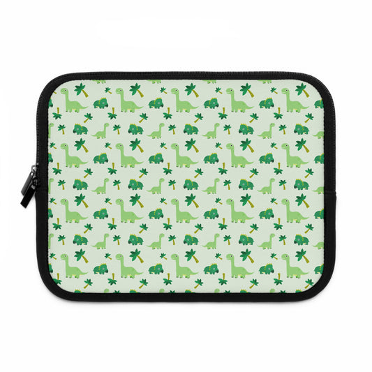 Dinosaur Print Laptop Sleeve - Cute Kids Tech Accessory