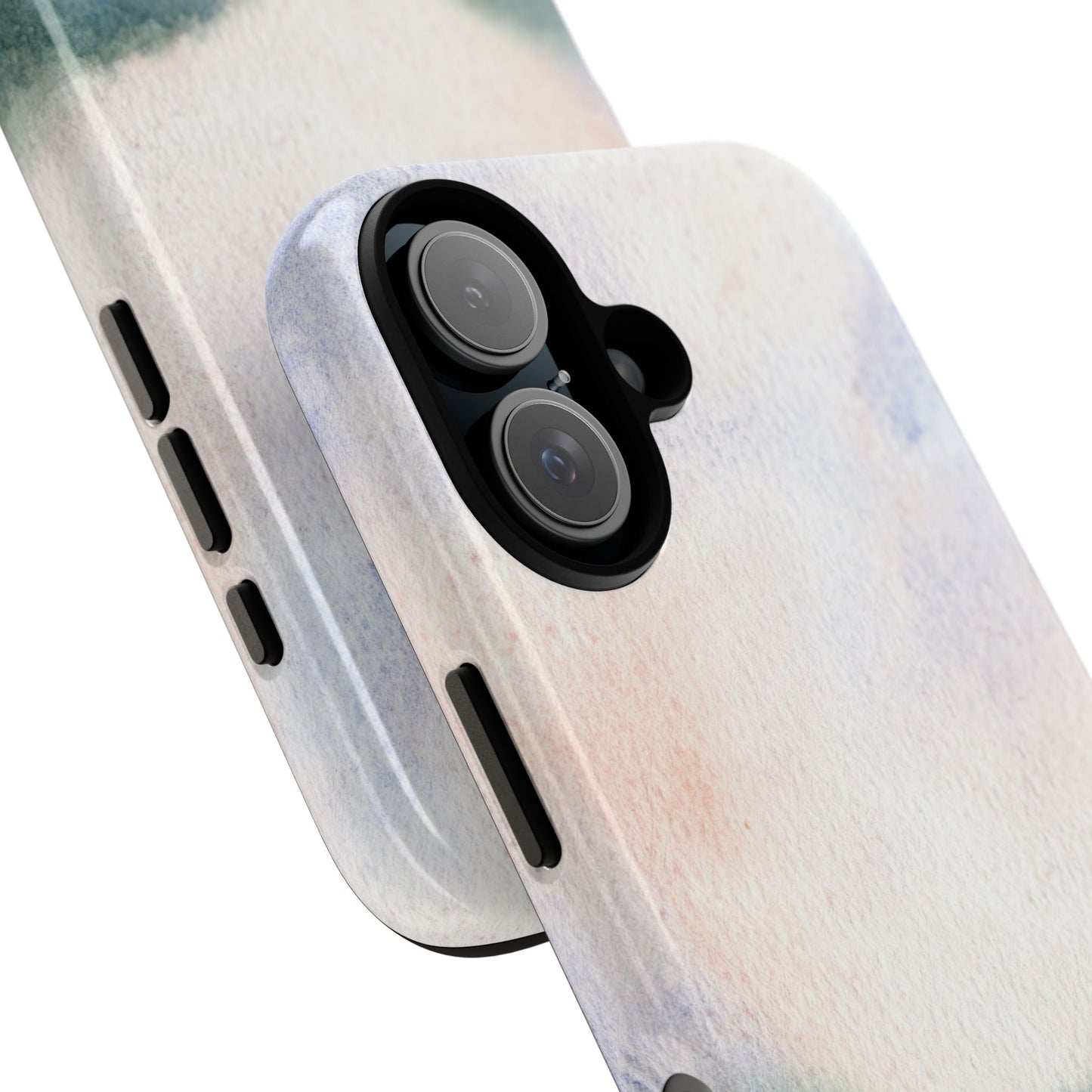 Floral Tough Phone Case – Watercolor Poppy Design for Nature Lovers
