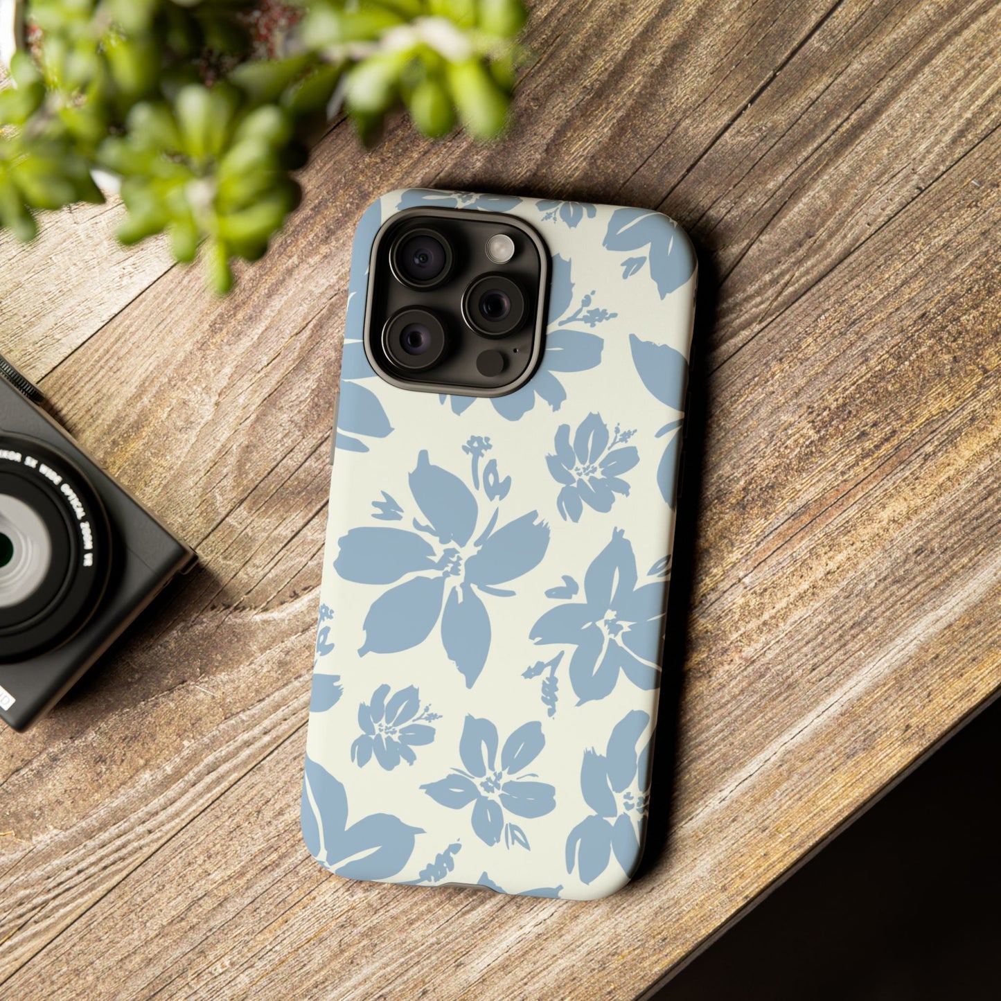 Floral Tough Phone Case  - Stylish and Durable Protective Cover