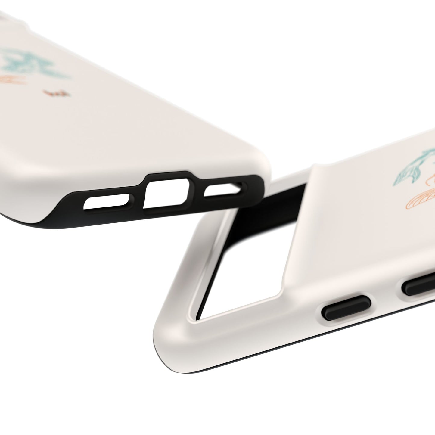 Koi Fish Tough Phone Case - Stylish & Durable Design for Aqua Lovers