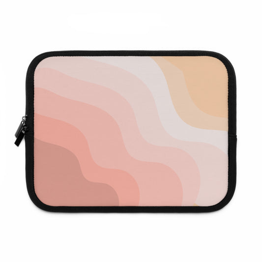 Elegant Wave Laptop Sleeve - Stylish & Protective Case for Students and Professionals